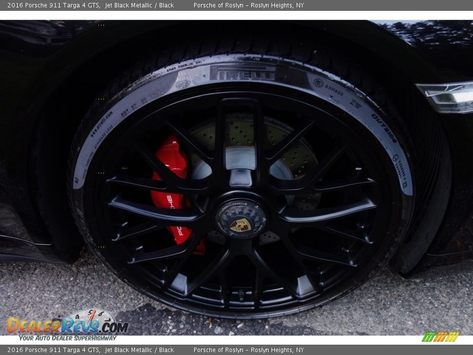 2016 Porsche 911 Targa 4 GTS Jet Black Metallic / Black Photo #10