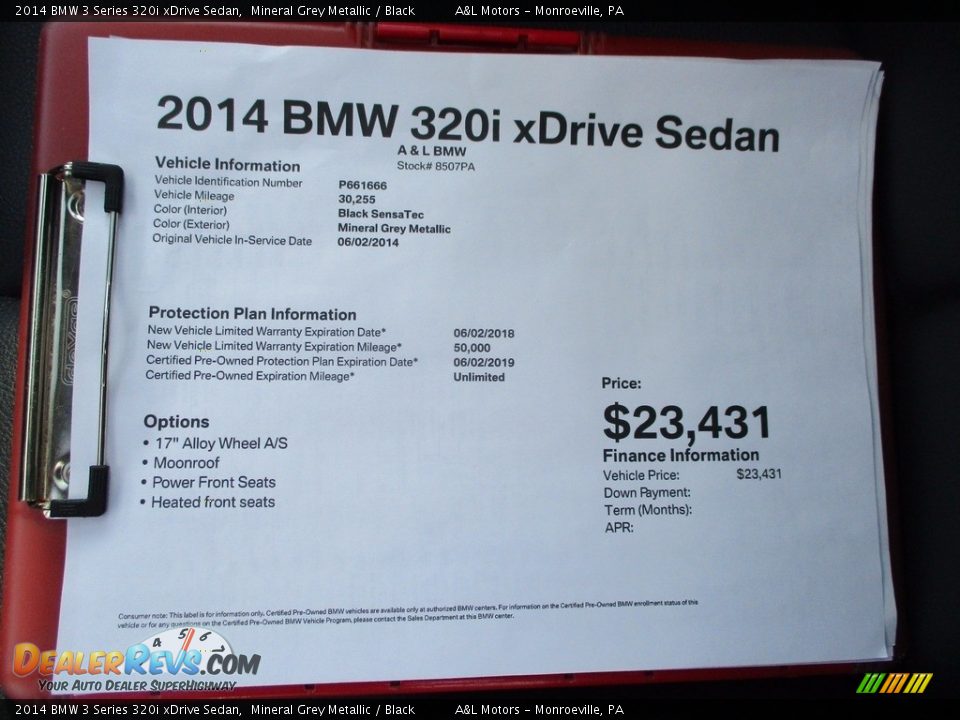 2014 BMW 3 Series 320i xDrive Sedan Mineral Grey Metallic / Black Photo #11