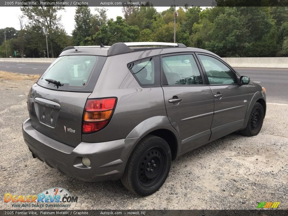 2005 Pontiac Vibe Platinum Metallic / Graphite Photo #8