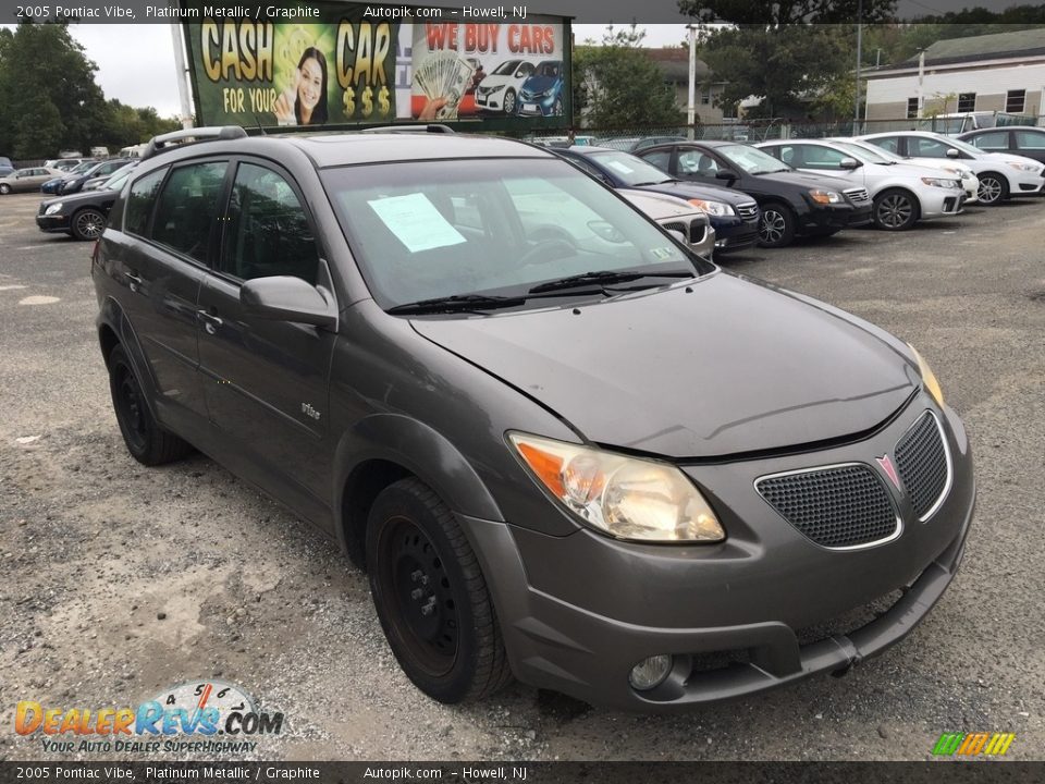 2005 Pontiac Vibe Platinum Metallic / Graphite Photo #10