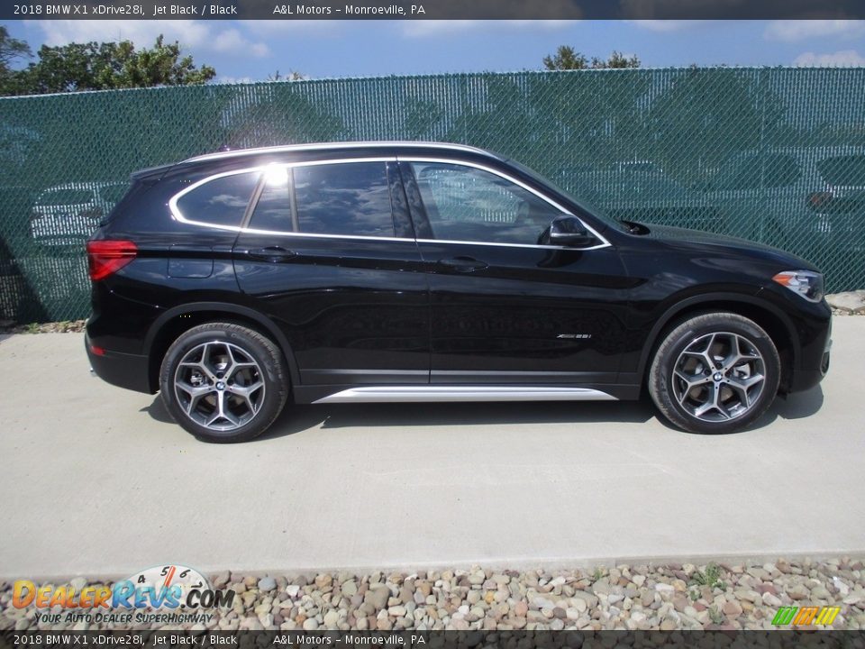 2018 BMW X1 xDrive28i Jet Black / Black Photo #2