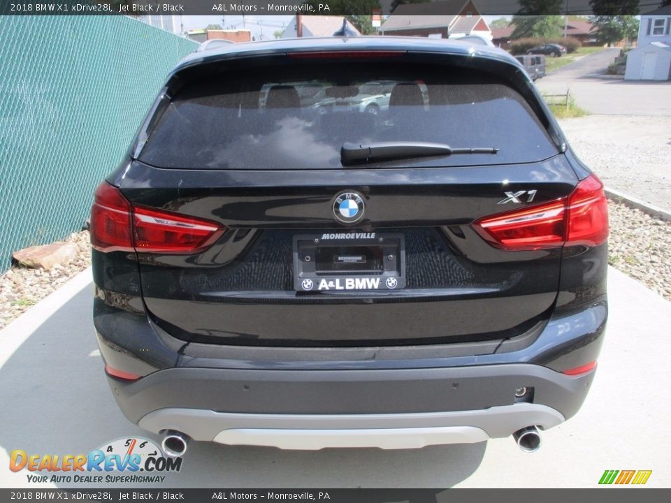 2018 BMW X1 xDrive28i Jet Black / Black Photo #4