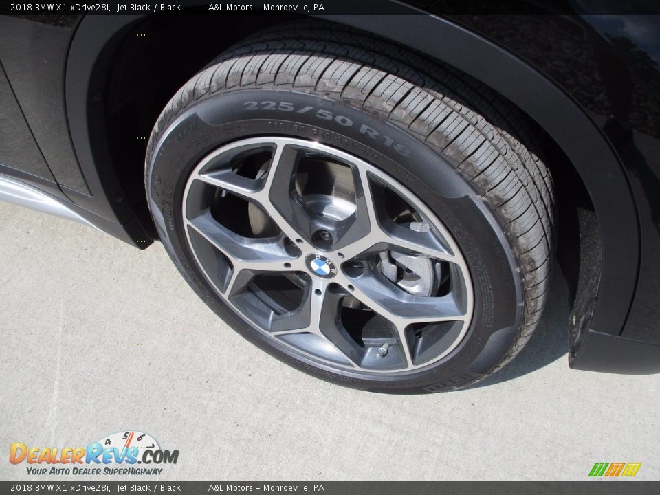 2018 BMW X1 xDrive28i Jet Black / Black Photo #5