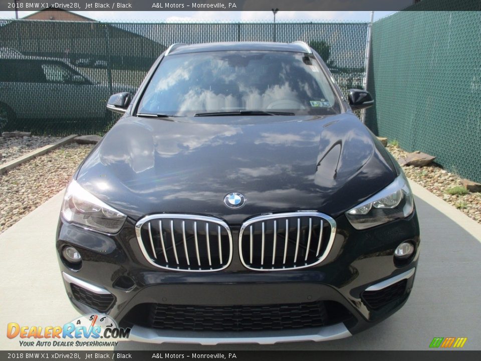 2018 BMW X1 xDrive28i Jet Black / Black Photo #7