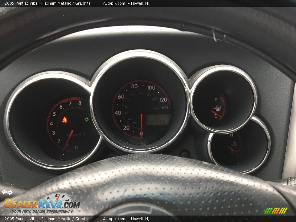 2005 Pontiac Vibe Platinum Metallic / Graphite Photo #16