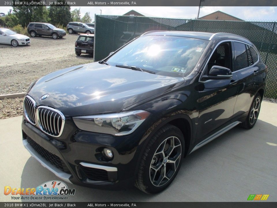 2018 BMW X1 xDrive28i Jet Black / Black Photo #8