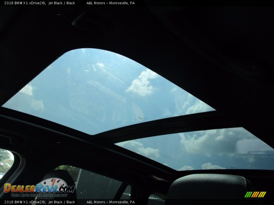 2018 BMW X1 xDrive28i Jet Black / Black Photo #10