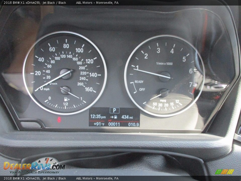 2018 BMW X1 xDrive28i Jet Black / Black Photo #20