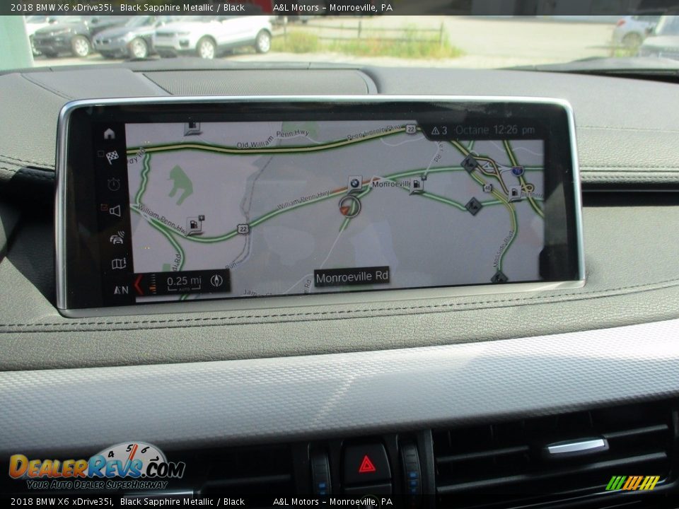 Navigation of 2018 BMW X6 xDrive35i Photo #14