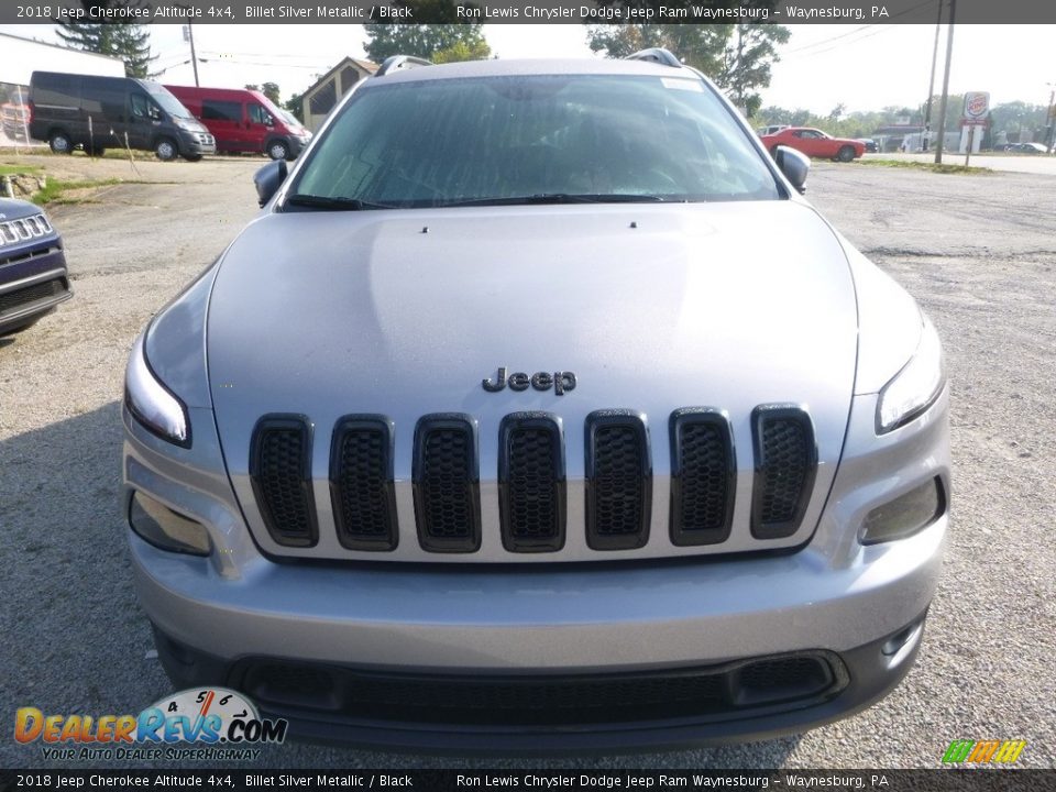 2018 Jeep Cherokee Altitude 4x4 Billet Silver Metallic / Black Photo #8