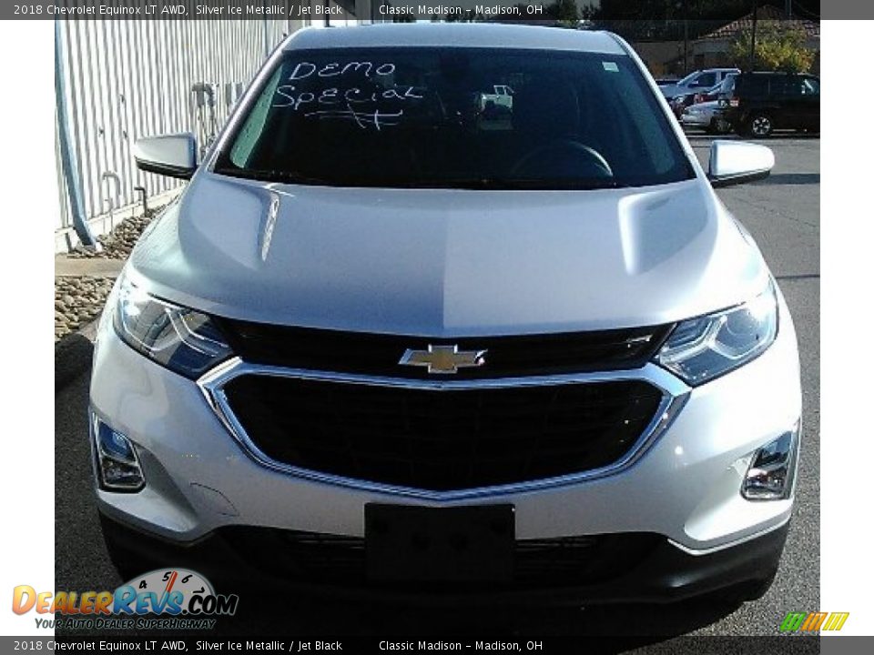 2018 Chevrolet Equinox LT AWD Silver Ice Metallic / Jet Black Photo #2