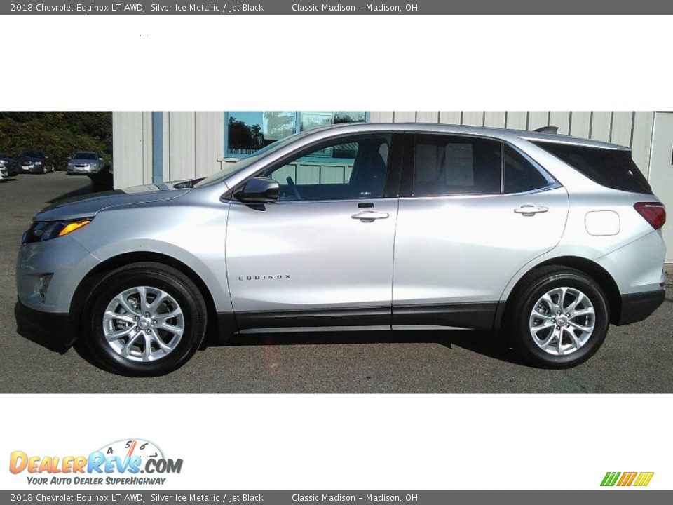2018 Chevrolet Equinox LT AWD Silver Ice Metallic / Jet Black Photo #7