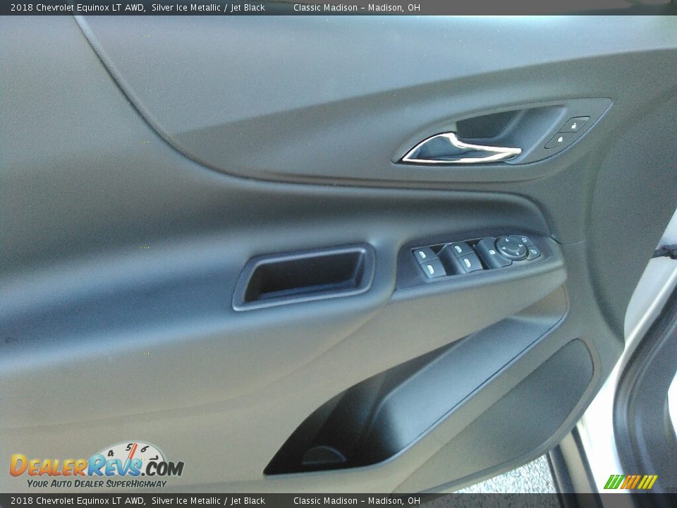 2018 Chevrolet Equinox LT AWD Silver Ice Metallic / Jet Black Photo #8