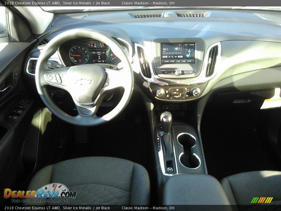 2018 Chevrolet Equinox LT AWD Silver Ice Metallic / Jet Black Photo #10