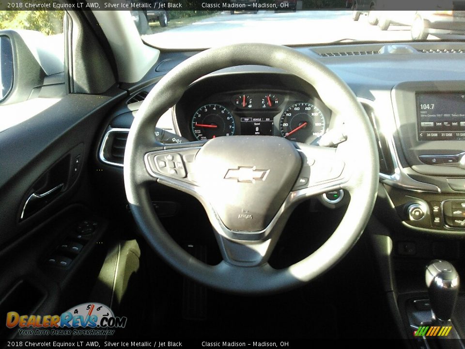 2018 Chevrolet Equinox LT AWD Silver Ice Metallic / Jet Black Photo #11
