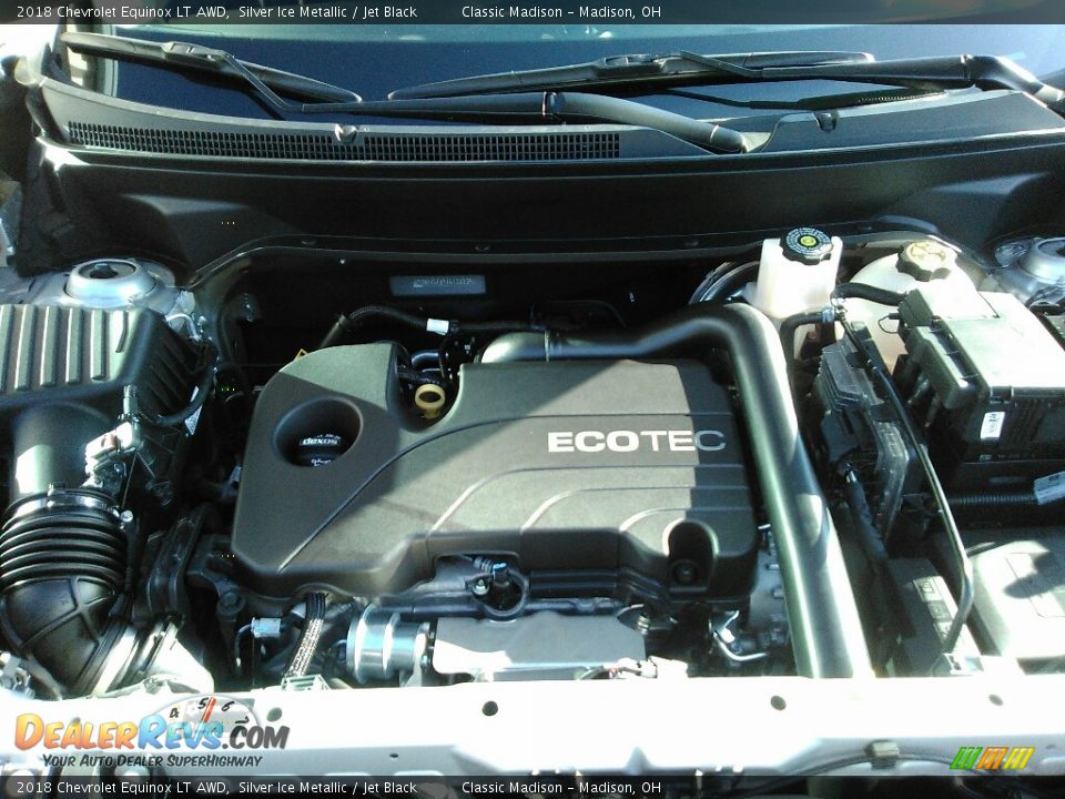2018 Chevrolet Equinox LT AWD Silver Ice Metallic / Jet Black Photo #21
