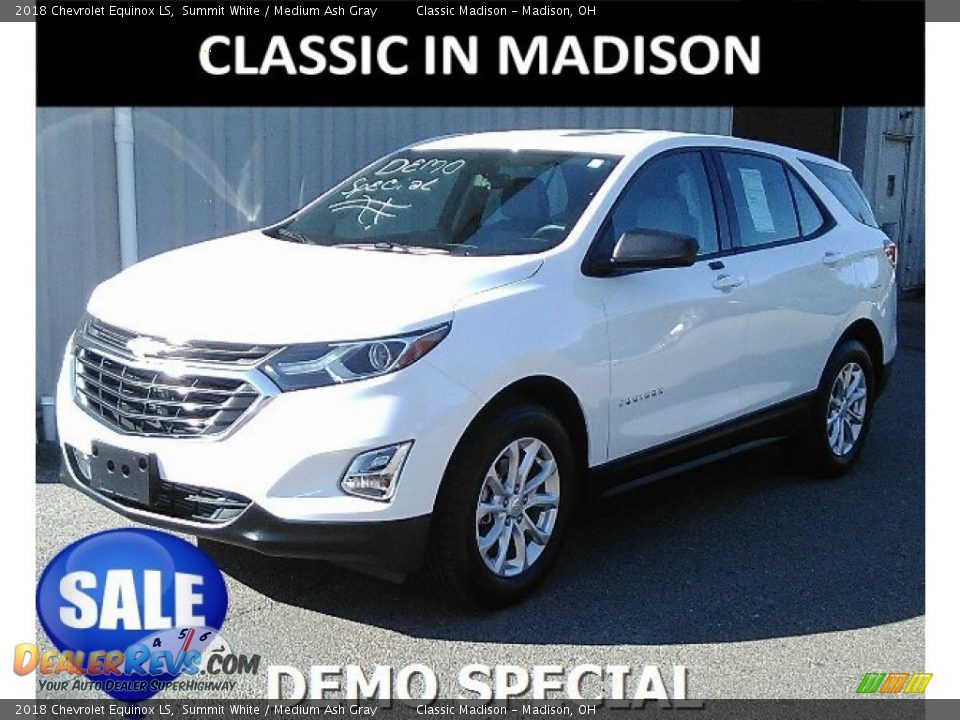2018 Chevrolet Equinox LS Summit White / Medium Ash Gray Photo #1