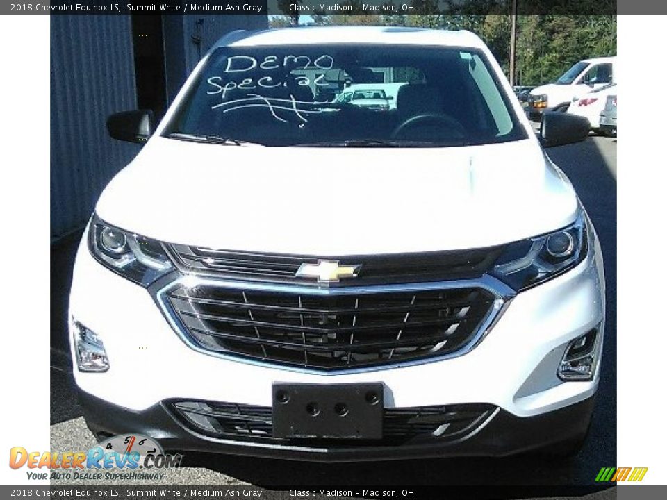 2018 Chevrolet Equinox LS Summit White / Medium Ash Gray Photo #2