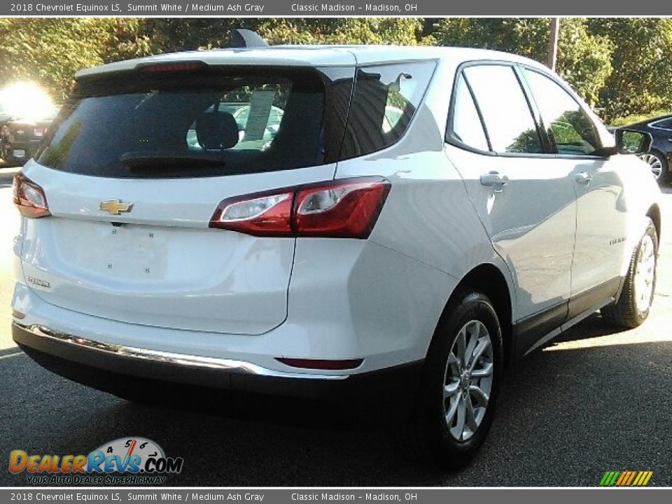 2018 Chevrolet Equinox LS Summit White / Medium Ash Gray Photo #4