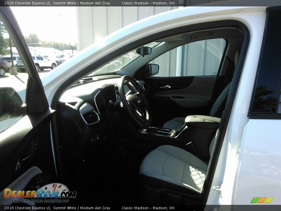 2018 Chevrolet Equinox LS Summit White / Medium Ash Gray Photo #8