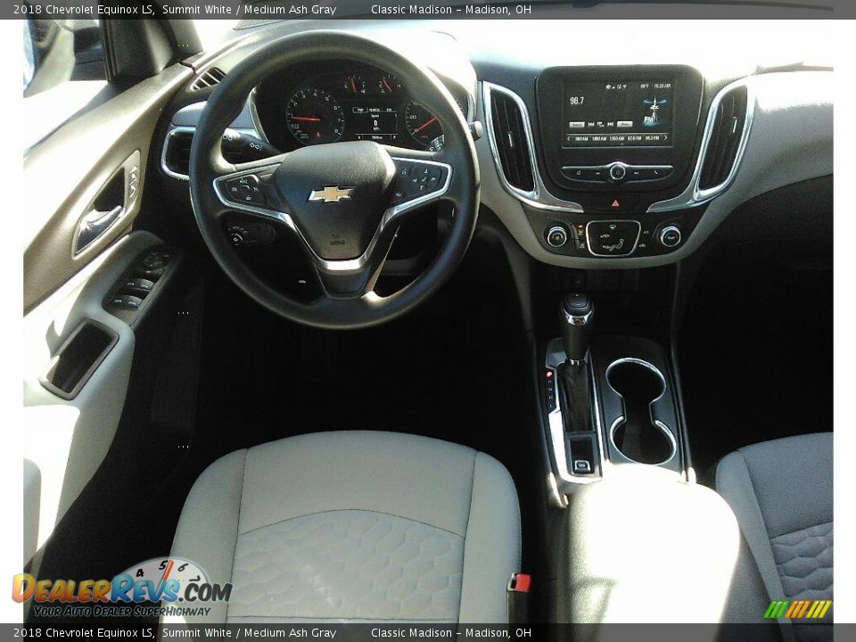2018 Chevrolet Equinox LS Summit White / Medium Ash Gray Photo #9
