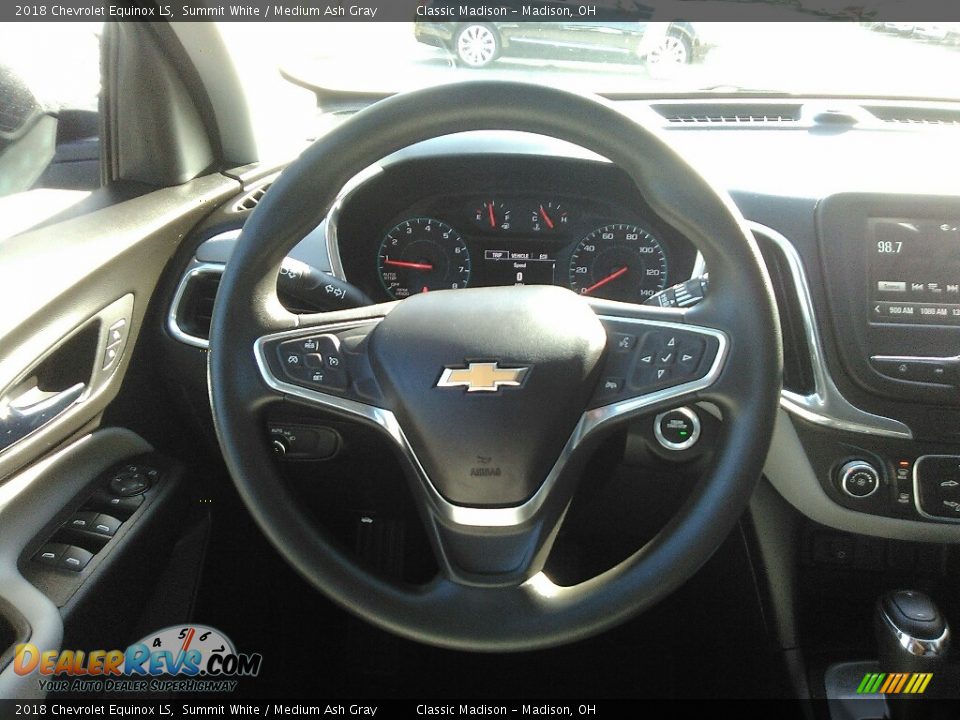 2018 Chevrolet Equinox LS Summit White / Medium Ash Gray Photo #10