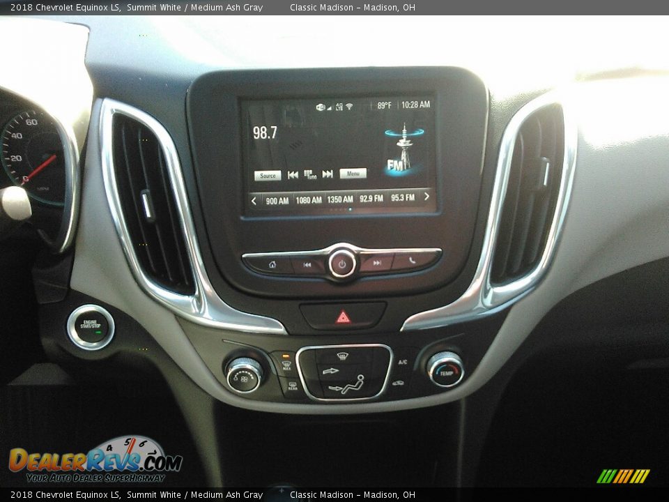 2018 Chevrolet Equinox LS Summit White / Medium Ash Gray Photo #11