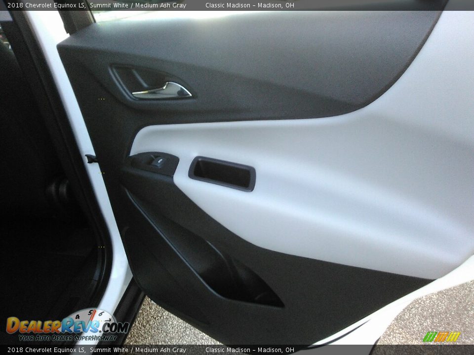2018 Chevrolet Equinox LS Summit White / Medium Ash Gray Photo #15