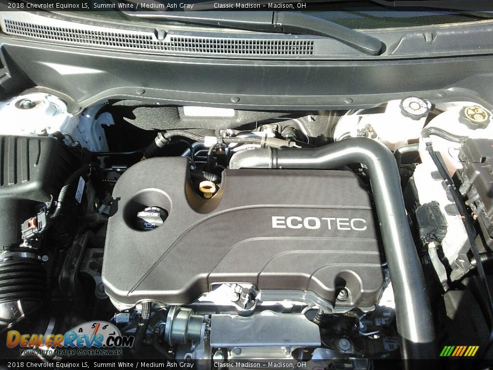 2018 Chevrolet Equinox LS Summit White / Medium Ash Gray Photo #19