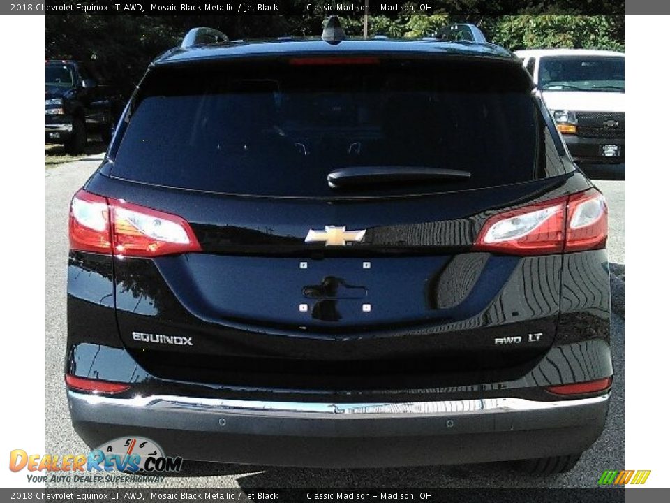 2018 Chevrolet Equinox LT AWD Mosaic Black Metallic / Jet Black Photo #4