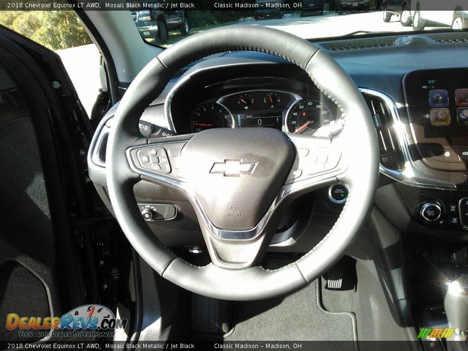 2018 Chevrolet Equinox LT AWD Mosaic Black Metallic / Jet Black Photo #8
