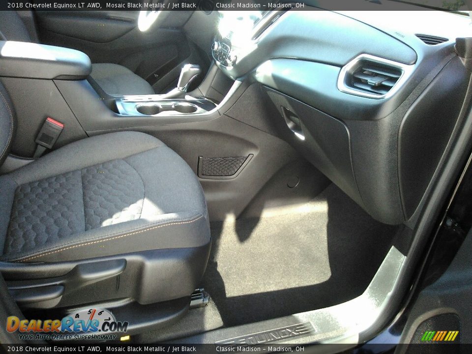2018 Chevrolet Equinox LT AWD Mosaic Black Metallic / Jet Black Photo #12