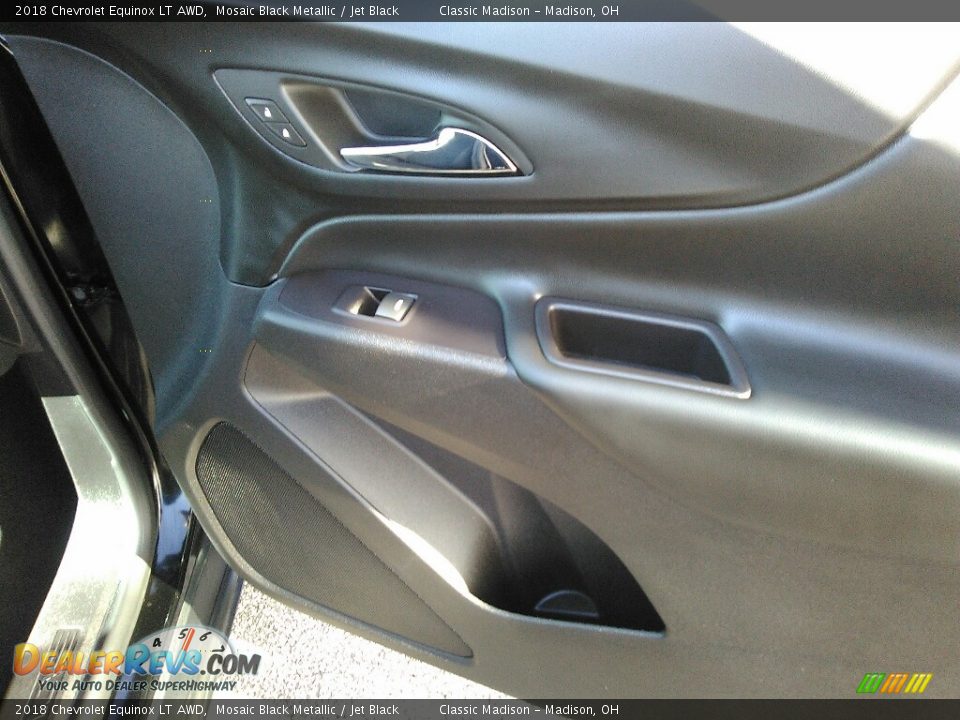 2018 Chevrolet Equinox LT AWD Mosaic Black Metallic / Jet Black Photo #13