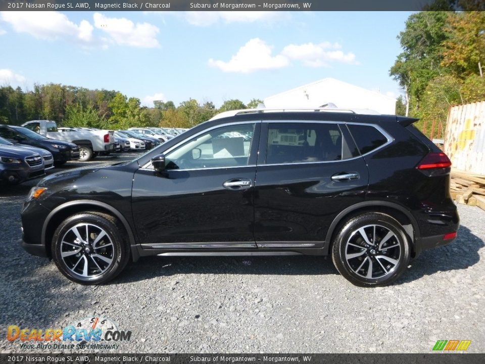 2017 Nissan Rogue SL AWD Magnetic Black / Charcoal Photo #2