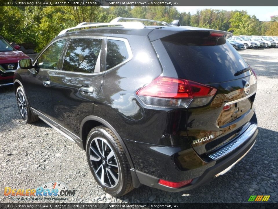 2017 Nissan Rogue SL AWD Magnetic Black / Charcoal Photo #3