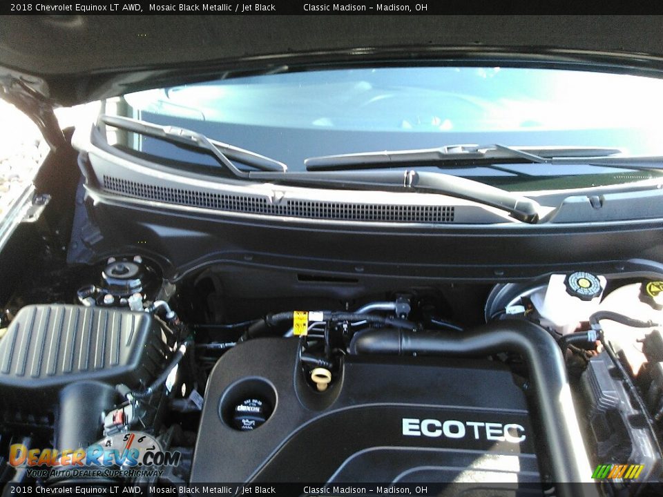 2018 Chevrolet Equinox LT AWD Mosaic Black Metallic / Jet Black Photo #19