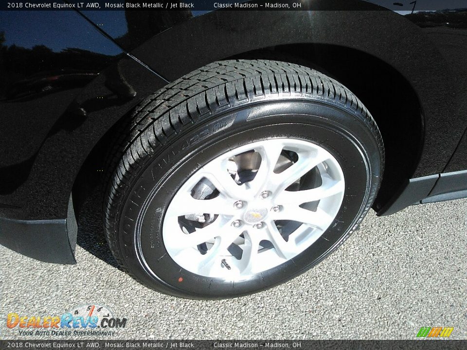 2018 Chevrolet Equinox LT AWD Mosaic Black Metallic / Jet Black Photo #20