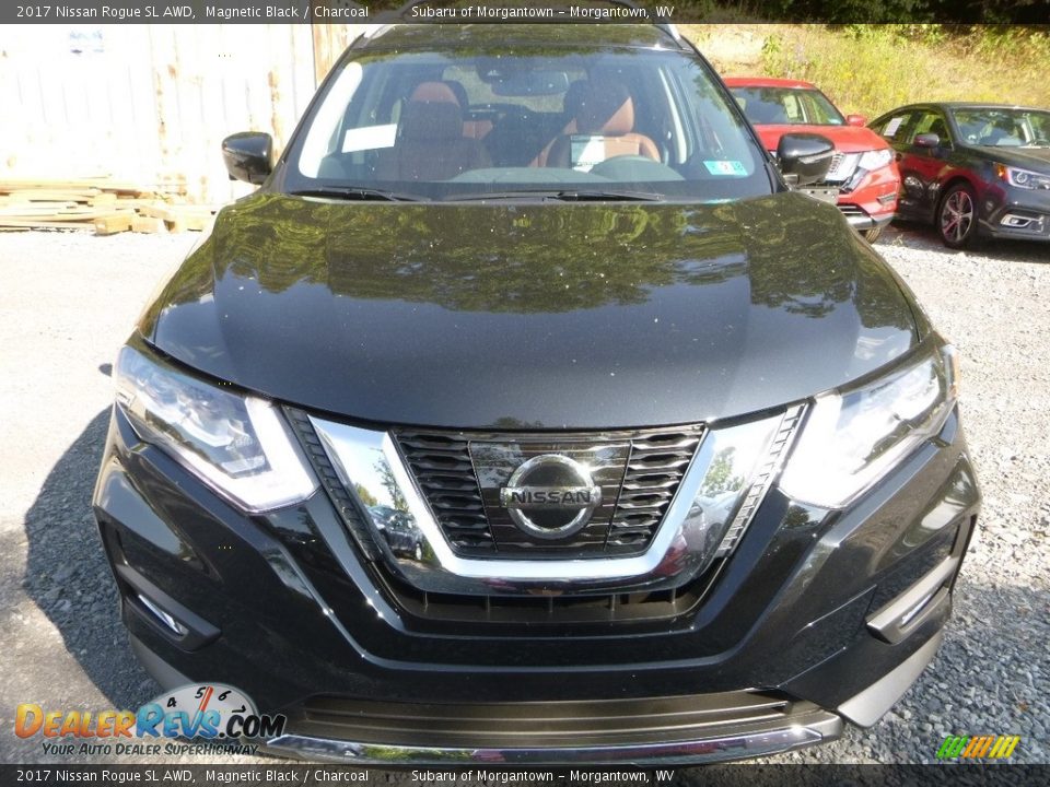 2017 Nissan Rogue SL AWD Magnetic Black / Charcoal Photo #8