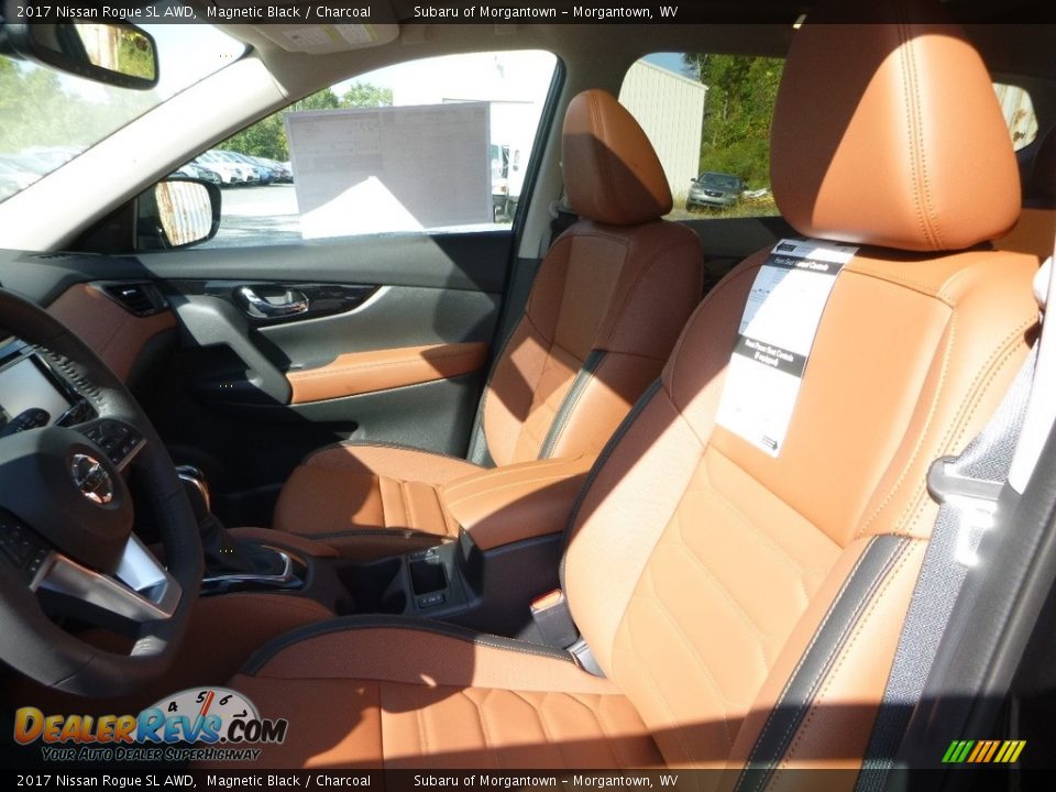 2017 Nissan Rogue SL AWD Magnetic Black / Charcoal Photo #14
