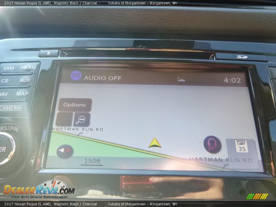 2017 Nissan Rogue SL AWD Magnetic Black / Charcoal Photo #18