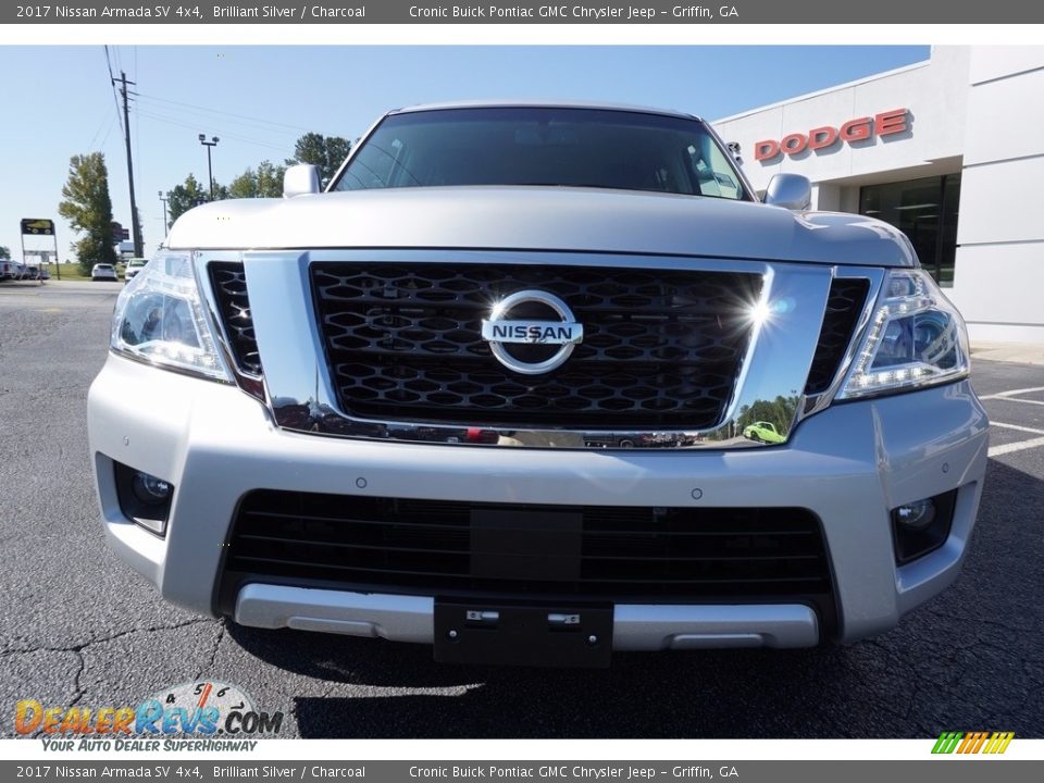 2017 Nissan Armada SV 4x4 Brilliant Silver / Charcoal Photo #2