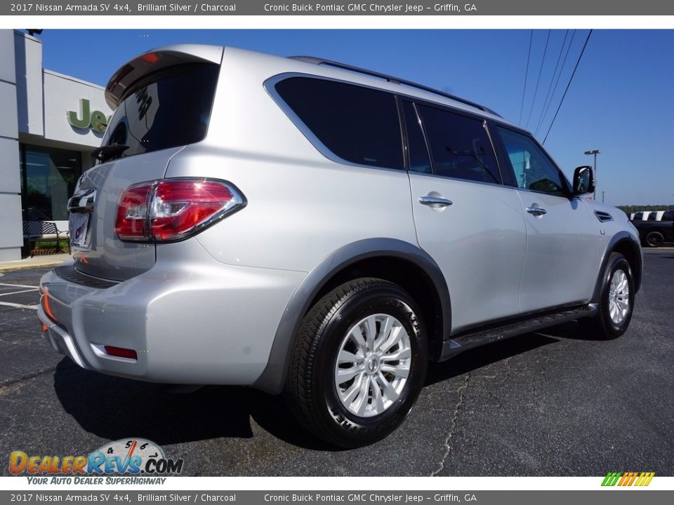 2017 Nissan Armada SV 4x4 Brilliant Silver / Charcoal Photo #7