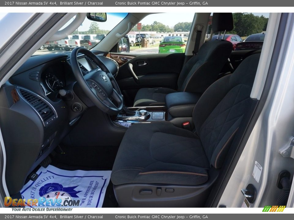 2017 Nissan Armada SV 4x4 Brilliant Silver / Charcoal Photo #9