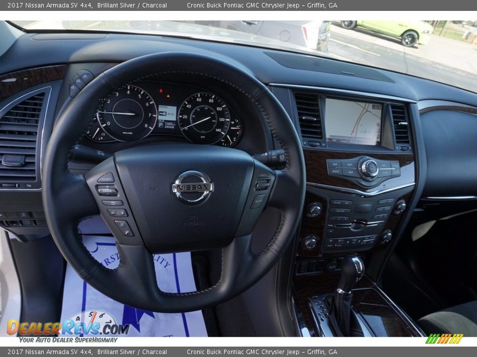2017 Nissan Armada SV 4x4 Brilliant Silver / Charcoal Photo #10