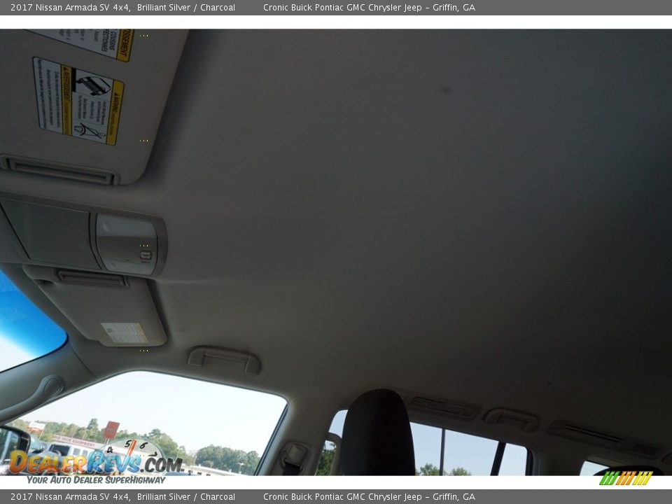 2017 Nissan Armada SV 4x4 Brilliant Silver / Charcoal Photo #11