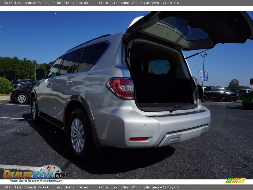 2017 Nissan Armada SV 4x4 Brilliant Silver / Charcoal Photo #16