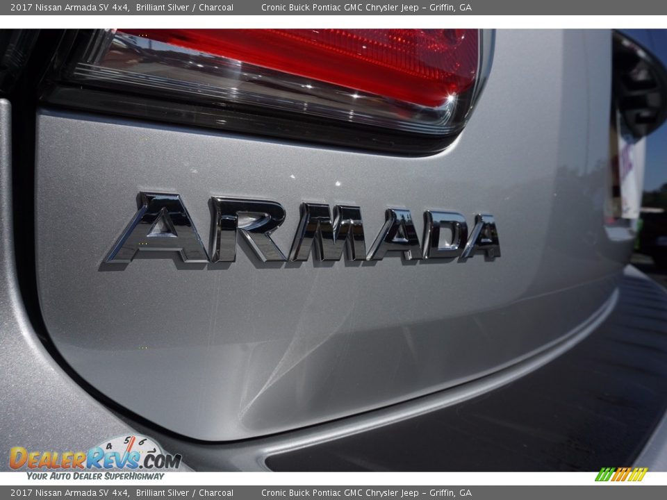 2017 Nissan Armada SV 4x4 Brilliant Silver / Charcoal Photo #17