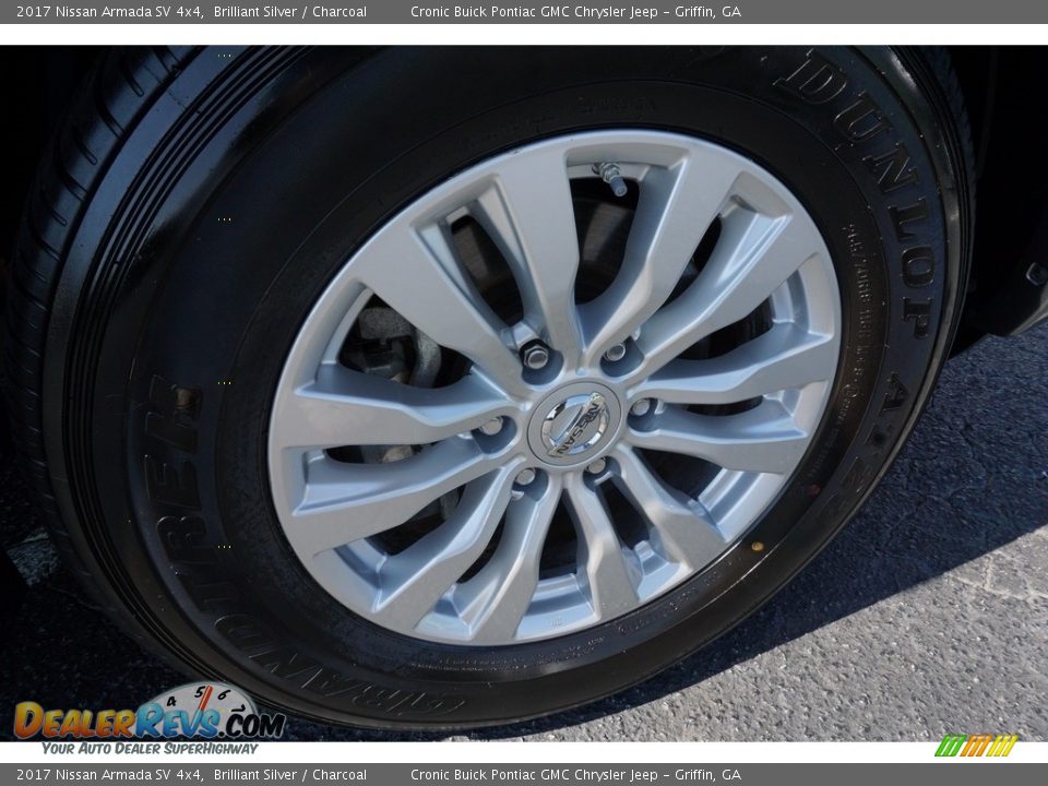 2017 Nissan Armada SV 4x4 Brilliant Silver / Charcoal Photo #22