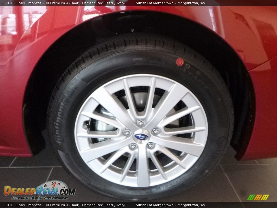 2018 Subaru Impreza 2.0i Premium 4-Door Crimson Red Pearl / Ivory Photo #2