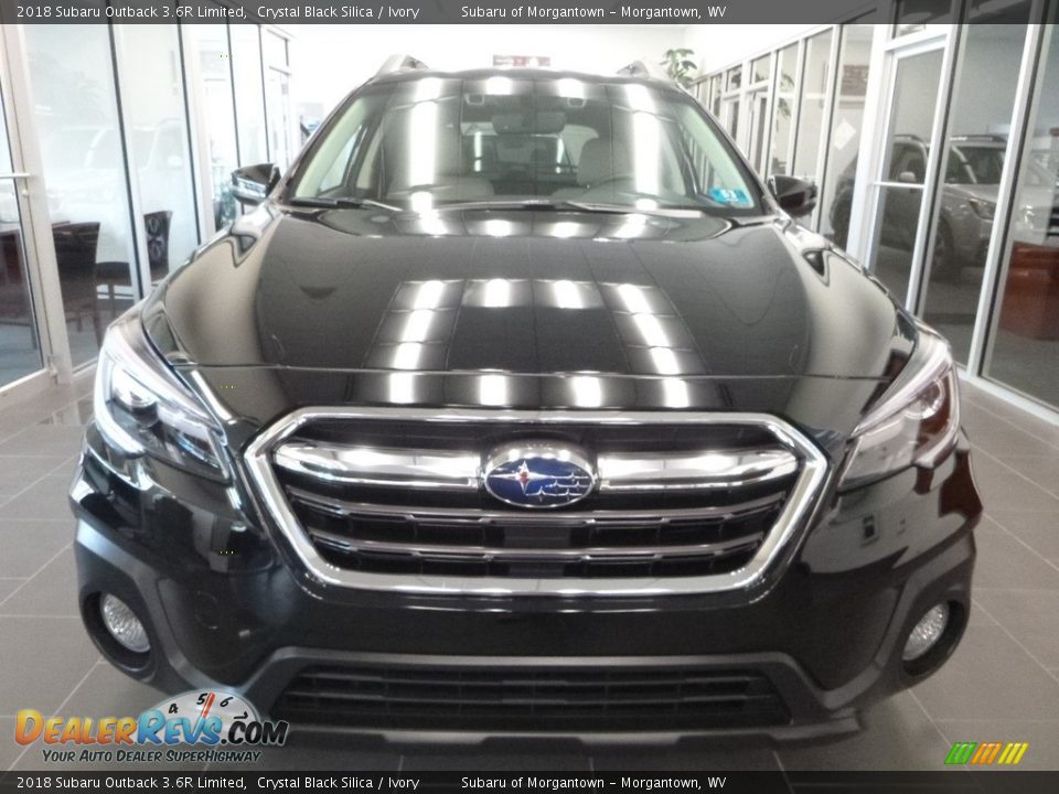 2018 Subaru Outback 3.6R Limited Crystal Black Silica / Ivory Photo #7